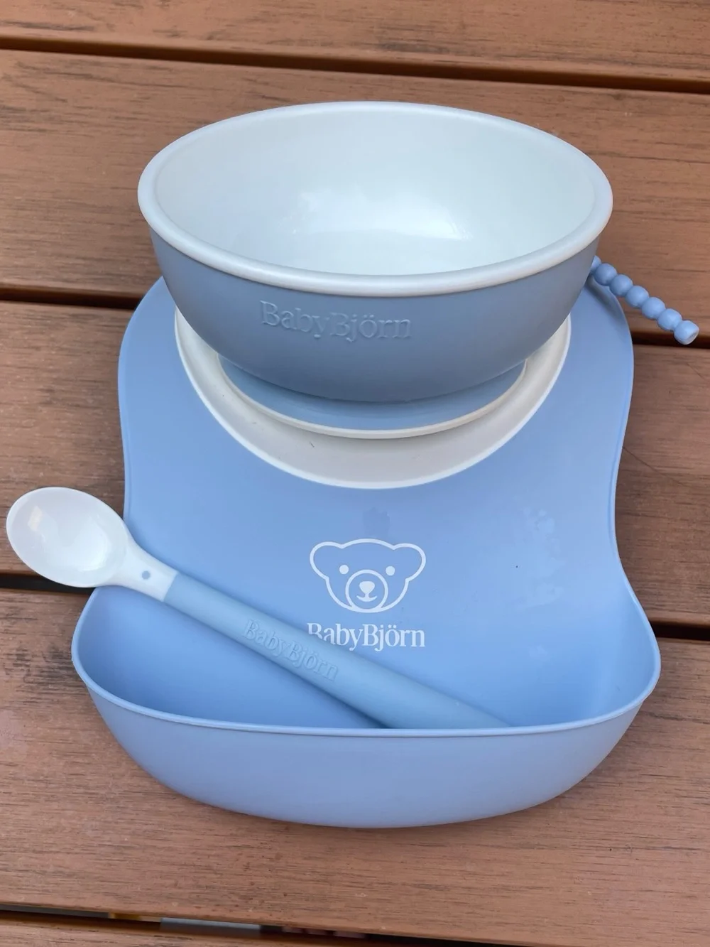Baby bjorn three piece feeding set (4mo+)